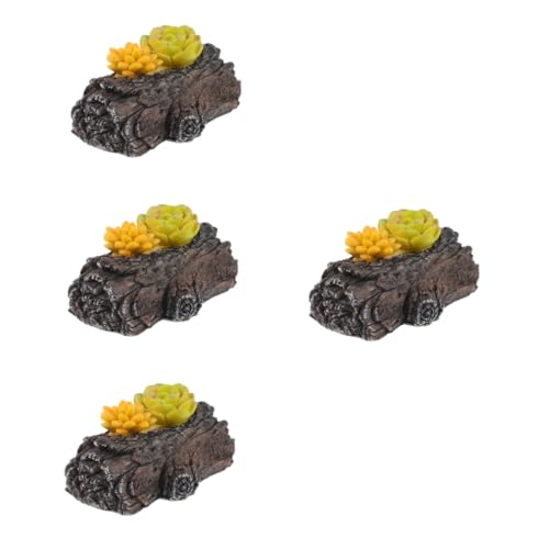EXCEART 4 Stück Versteckter Key Rock draußen Abdeckung Geocaching -Behälter Fälschung groß Code Felsen tragbar Gartenschlüssel Schlüsselversteck im Freien Schlüsselversteck draußen Harz von EXCEART