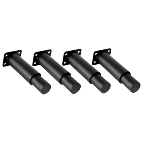 EXCEART 4 Stück Verstellbare Möbelbeine Metall für Sofa Tv Schrank Couchtisch Höhe Stabile Unterstützung für Schwere Möbel Design für Ihr Zuhause von EXCEART