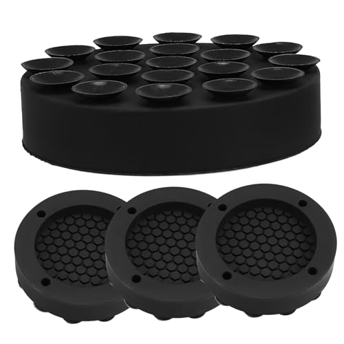 EXCEART 4 Stück Waschmaschinenunterlagen Antivibrationsmatten für Waschmaschinen und rutschfeste Füße Geräuschdämpfung Anwendung von EXCEART