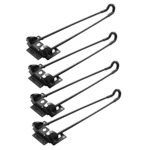 EXCEART 4 Teilige Klappbare Tischbeine Für Gartenmöbel Klappbare Klappbeine Für Tische Kleine Und Hohe Tischbeine Haarnadel Tisch Stahlbeine Für Möbel Esstischbeine von EXCEART