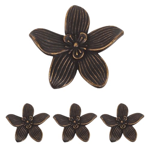 EXCEART 4 stücke Retro Blütenblatt Schrank Türgriff Vintage Einlochknopf Zinklegierung Schublade Zieht Dekorative Möbelgriffe EXCEART 4 stücke Retro Blütenblatt Schrank Türgriff Vintage Einlochknopf Zinklegierung Schublade Zieht Dekorative Möbelgriffe von EXCEART