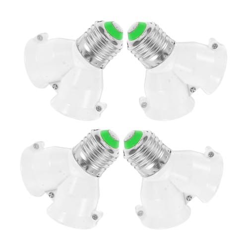 EXCEART 4Stücke Glühbirnen Extender Sockeladapter Dual Lampenfassung für Zuhause und Büro Einfache Installation Robustes Design Erhöhte Beleuchtungskapazität EXCEART 4Stücke Glühbirnen Extender Sockeladapter Dual Lampenfassung für Zuhause und Büro Einfache Installation Robustes Design Erhöhte Beleuchtungskapazität von EXCEART