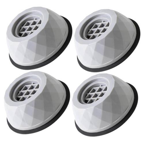 EXCEART 4stücke Anti-Vibrations-Pads Für Waschmaschinen Fuß-Pads Stoßfeste rutschfest Vibrationshemmend Geeignet Für Waschmaschine Trockner Kühlschrank Kunststoff Flexibel Langlebig von EXCEART