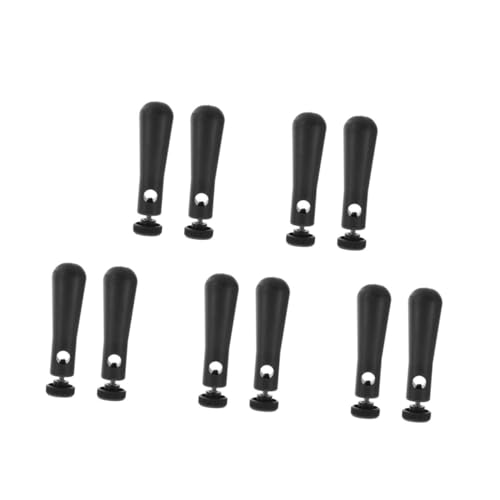 EXCEART 5 Sätze Glasmesser -assistenzgriff Arbeitssparender Glasschneidergriff Glasschneider Zubehör Glasschneider-Stick Glasschneider-Werkzeug Nachbrennergriff Plastik Black 2 Stück * 5 von EXCEART