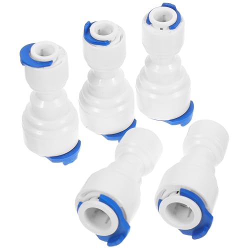 EXCEART 5 Stück Teiliges Schnellverbinder für Wasserrohre Werkzeugfreie Montage Gerader Anschluss für Wasserfilter und Trinkwassersysteme Weiß Praktische Rohrverbindung EXCEART 5 Stück Teiliges Schnellverbinder für Wasserrohre Werkzeugfreie Montage Gerader Anschluss für Wasserfilter und Trinkwassersysteme Weiß Praktische Rohrverbindung von EXCEART