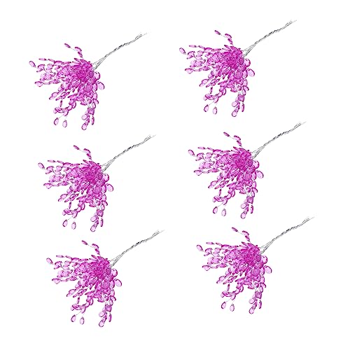 EXCEART 50stücke Blumen Zweige Handgewebt Kreative Kranz Material Dekorationen DIY Kranz Kopfschmuck Ornament von EXCEART