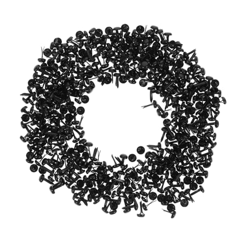 EXCEART 500 Stück Papierbefestigungen Brads Für Das Handwerk Befestigungselemente Brads Selbst Herstellen Kleine Brads Zum Basteln Ersatz Für Die Polsterung des Sofas Mini-Brad Black Eisen EXCEART 500 Stück Papierbefestigungen Brads Für Das Handwerk Befestigungselemente Brads Selbst Herstellen Kleine Brads Zum Basteln Ersatz Für Die Polsterung des Sofas Mini-Brad Black Eisen von EXCEART