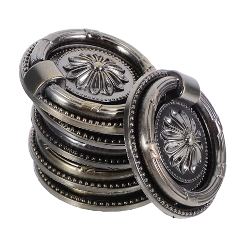EXCEART 6 Stück Vintage Schubladengriffe Floralem Design Einzel Loch Kompatibel für Schränke Kommoden und Küchen Antike Möbelgriffe für Kleiderschränke EXCEART 6 Stück Vintage Schubladengriffe Floralem Design Einzel Loch Kompatibel für Schränke Kommoden und Küchen Antike Möbelgriffe für Kleiderschränke von EXCEART