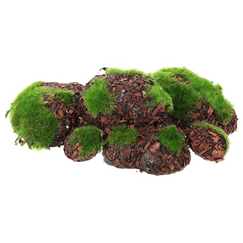 EXCEART 6st Simulierter Moosstein Künstliches Moos Aquarium Moos Moos Zum Basteln Grüne Mossb? Moosfelsen Zubehör Für Die Pflanzenwand Blumenmoos Schaum Hochzeit Blumenarrangement von EXCEART