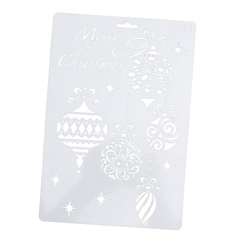 EXCEART 6st Sprühvorlage Weihnachtsmalerei Vorlage Hohlschablone Zentimeter Lineal Weiß Aushöhlen B5 EXCEART 6st Sprühvorlage Weihnachtsmalerei Vorlage Hohlschablone Zentimeter Lineal Weiß Aushöhlen B5 von EXCEART