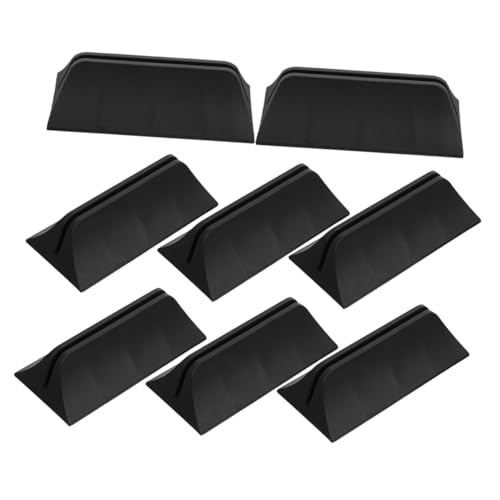 EXCEART 8St Büro-Bildschirmclip Desktop-Halterung Komponentenzubehör Lampe Neonlichter Trennwandhalterung Tischtrennwand Halterung für Sichtschutz Bildschirmpartitionsclip Plastik Black von EXCEART
