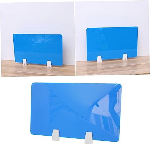 EXCEART Acryl Schreibtisch Trennwand mit Klammern Transparente Büro Desktop Abtrennung Vielseitiger Arbeitsplatzschutz Einfache Private Arbeitsbereiche Blaue Tisch Trennwand EXCEART Acryl Schreibtisch Trennwand mit Klammern Transparente Büro Desktop Abtrennung Vielseitiger Arbeitsplatzschutz Einfache Private Arbeitsbereiche Blaue Tisch Trennwand von EXCEART
