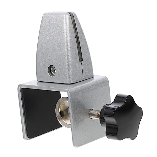 EXCEART Bildschirmclip Klemmen Für Schreibtischteiler Verstellbarer Tisch Schrankklemmen Halterung Für Schutzbügel Büro Verstellbare Schreibtische Desktop -Stand Aluminiumlegierung Silver von EXCEART