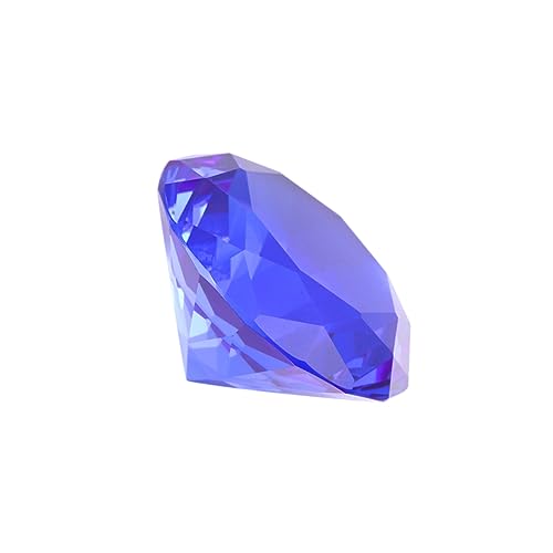 EXCEART Blaue Künstliche Kristalldiamanten Dekoratives Diamant Ornament für Hochzeit Tischdeko und Party Schmuck von EXCEART