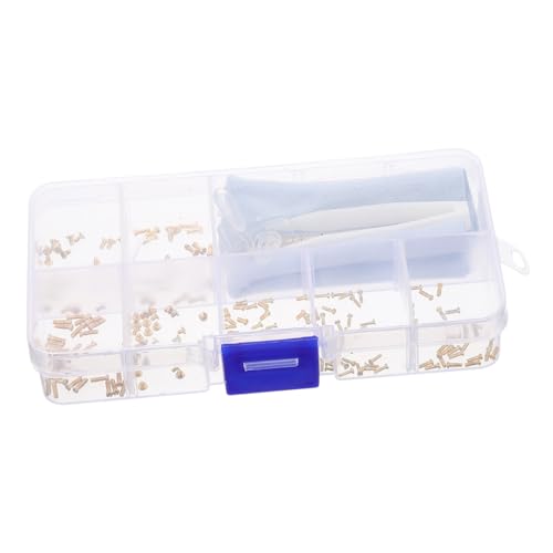 EXCEART Brillen Reparatur mit Schrauben Schraubendreher Pinzette Robustes Eyeglass Ersatzteil Kit für Brillenfassung und Nasenpads Praktisches Aufbewahrungsbox Langlebig und Vielseitig für EXCEART Brillen Reparatur mit Schrauben Schraubendreher Pinzette Robustes Eyeglass Ersatzteil Kit für Brillenfassung und Nasenpads Praktisches Aufbewahrungsbox Langlebig und Vielseitig für von EXCEART