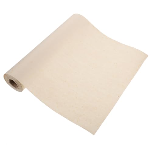 EXCEART Chinesische Kalligraphie Xuan Traditionelles Reispapier Xuan Papier Sumi Malbürste Selbstpapier Art Tissue Paper für Handwerk Brief Schreiben 05 x 20 m Beige von EXCEART