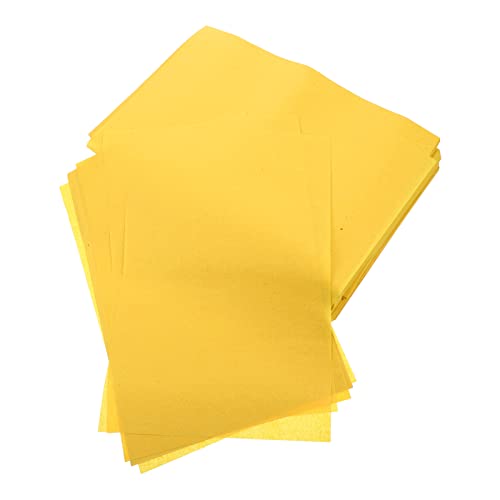 EXCEART Chinesisches Joss-Papier-Set aus gelbem Papier, Goldfolie, chinesisches Joss-Räucherpapier für die Anbetung der Ahne, 500 Stück von EXCEART