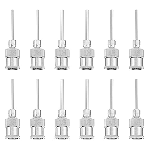 EXCEART 12stücke Mit Stumpfen Präzise Dosiernadeln Mit Luer Lock Für Sicheres Nachfüllen Von Flüssigkeiten Klebstoffen Und von EXCEART