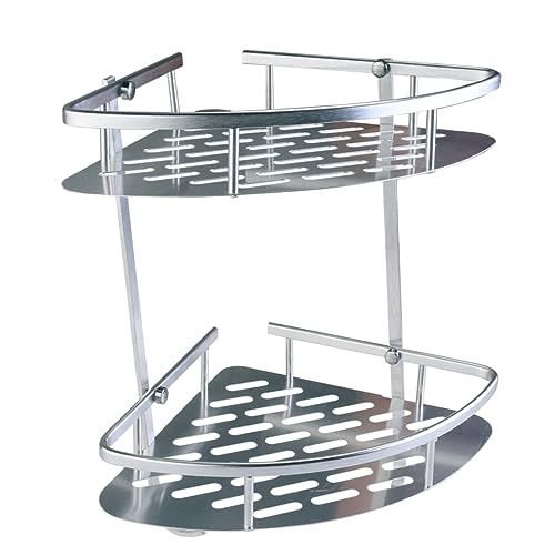 EXCEART Eckregal Aus Aluminium Für Badezimmer Duschregal in Silber Platzsparend Für Shampoo Seife Und Handtücher Für Glatte Oberflächen Geeignet EXCEART Eckregal Aus Aluminium Für Badezimmer Duschregal in Silber Platzsparend Für Shampoo Seife Und Handtücher Für Glatte Oberflächen Geeignet von EXCEART