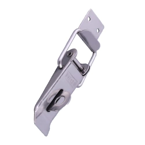 EXCEART Edelstahl Hasp Schlossverschluss Langlebiger Metall Spannverschluss für Werkzeugkisten Schmuckkästen Truhen DIY Zubehör EXCEART Edelstahl Hasp Schlossverschluss Langlebiger Metall Spannverschluss für Werkzeugkisten Schmuckkästen Truhen DIY Zubehör von EXCEART