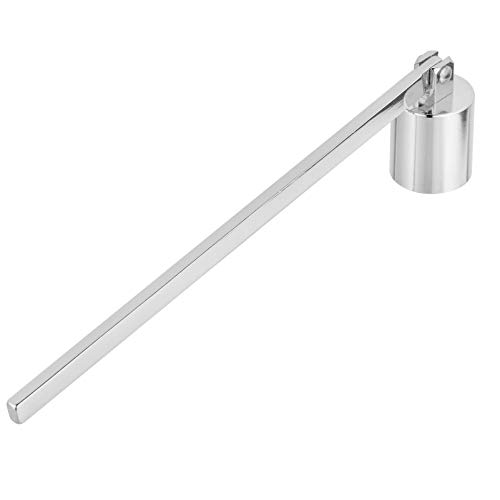 EXCEART Edelstahl Kerzenlöscher Silber Kerzenglocke Flammenlöscher Kerzenabdeckung Feuerlöscher Candle Snuffer Kerze Werkzeug Zubehör für Weihnachten Geschenke Dekoration von EXCEART