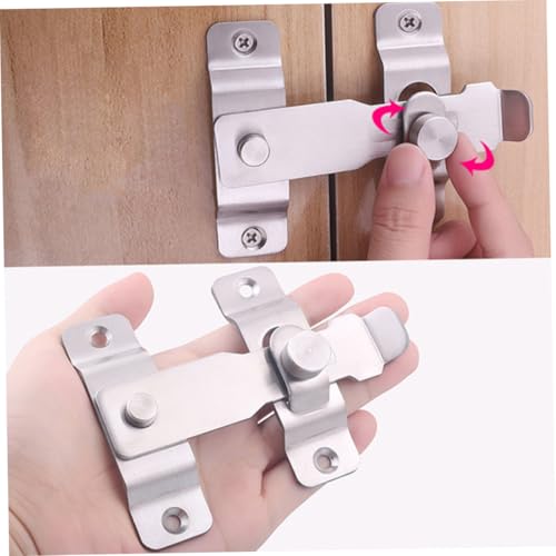 EXCEART Edelstahl Türschloss Riegel Robust Langlebig Einfache Montage Vielseitig für Fenster Schrank Haustierkäfig Zuhause Hotel EXCEART Edelstahl Türschloss Riegel Robust Langlebig Einfache Montage Vielseitig für Fenster Schrank Haustierkäfig Zuhause Hotel von EXCEART