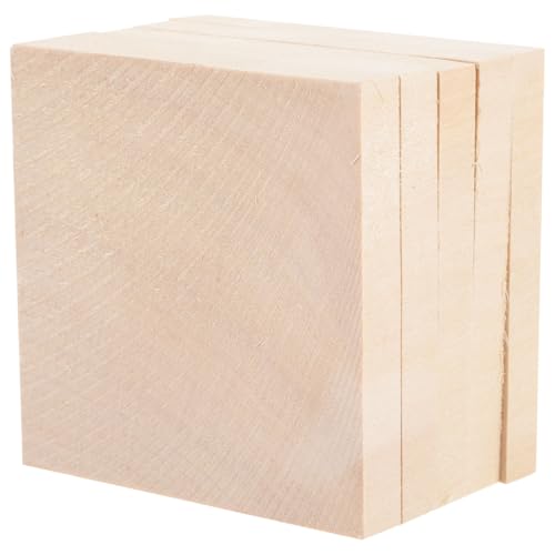EXCEART 5 StüCk Quadratische Holzuntersetzer Aus Naturholz FüR DIY-Projekte, HitzebestäNdige Tischmatten FüR Tassen Und GläSer, Ideal FüR Hochzeiten Und Partys EXCEART 5 StüCk Quadratische Holzuntersetzer Aus Naturholz FüR DIY-Projekte, HitzebestäNdige Tischmatten FüR Tassen Und GläSer, Ideal FüR Hochzeiten Und Partys von EXCEART