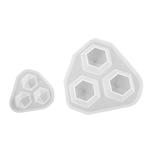 EXCEART 2stücke Silikonform Für Schmuckherstellung Gießform Klein Groß Für Und Bead Casting Und Langlebiges Material von EXCEART