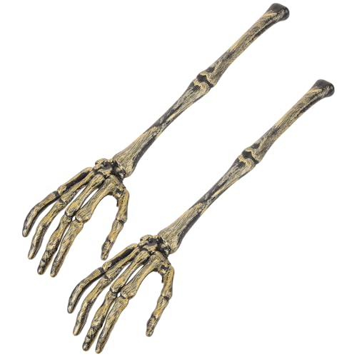 EXCEART Halloween Skelett Hände Salatzange 1 Paar Totenkopf Salatlöffel Skelett Arm Serviergabeln Vorspeise Küche Geschirr für Spukhaus Party Utensilien, GZ26225VIL22Q EXCEART Halloween Skelett Hände Salatzange 1 Paar Totenkopf Salatlöffel Skelett Arm Serviergabeln Vorspeise Küche Geschirr für Spukhaus Party Utensilien, GZ26225VIL22Q von EXCEART