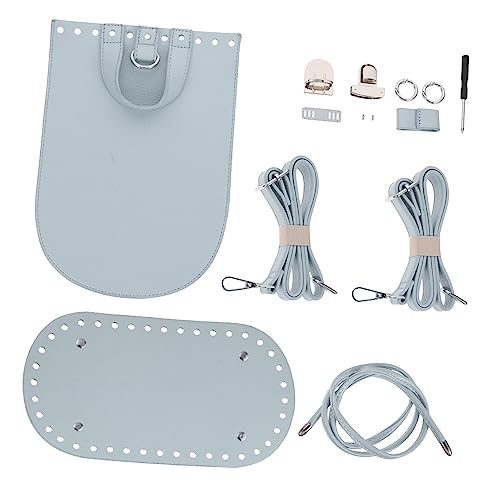 EXCEART Handgefertigtes Rucksack-Set Aus Pu-Leder Und Rattan Komplettes Webzubehör Für Die Herstellung Von Freizeittaschen von EXCEART