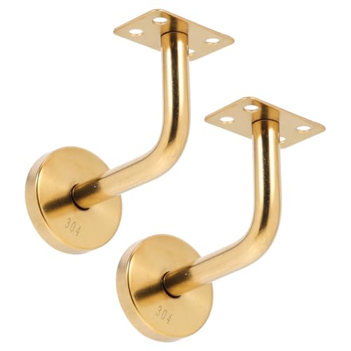 EXCEART Handlaufhalterung Goldene Wandbefestigung für Treppengeländer Robust und Stabil Einfache Installation Unterlegscheiben für Treppenhandläufe EXCEART Handlaufhalterung Goldene Wandbefestigung für Treppengeländer Robust und Stabil Einfache Installation Unterlegscheiben für Treppenhandläufe von EXCEART