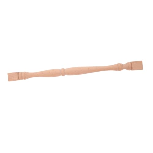 EXCEART Holz Baluster Spindeln aus Massivem Holz Unlackiert Dekorative Möbelstützen für Inneneinrichtungen und Außendekoration Vielseitig Einsetzbar Handwerklich Gefertigt Natürliche von EXCEART