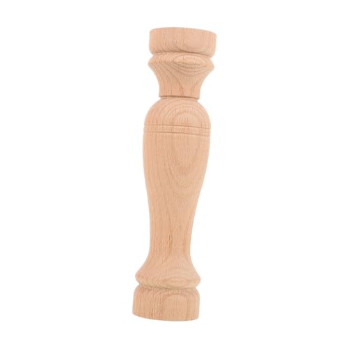 EXCEART Holzsäule Geschnitzt Römische Säule für Möbelbeine für Dekoration und Einrichtung Naturbelassen und Langlebig Handwerkskunst von EXCEART