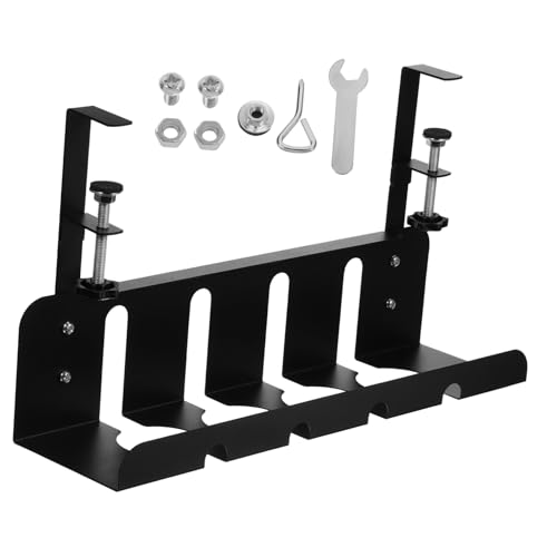 EXCEART Kabelmanagement Untertisch Organizer Selbstklebend Kabelhalter für Schreibtisch Einfache Installation Robuste Bauweise Für Büro und Zuhause Schwarz EXCEART Kabelmanagement Untertisch Organizer Selbstklebend Kabelhalter für Schreibtisch Einfache Installation Robuste Bauweise Für Büro und Zuhause Schwarz von EXCEART