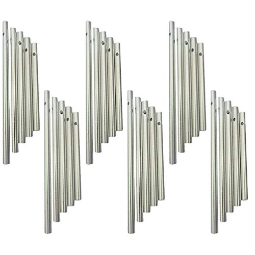 EXCEART Klangstäbe Für Windspiel Windspiel Wind Chime Rohr S?TZE von Verschiedenen L?ngen Silber Produktion Kit Geeignet für Home Garten Outdoor Ornamente 30 Pcs Windspiele Für Draußen Glockenspiele von EXCEART