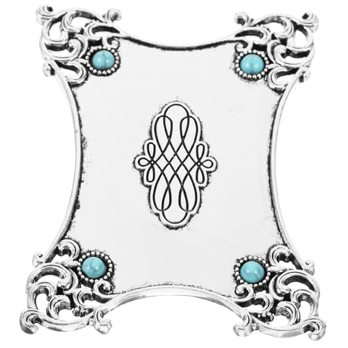 EXCEART Kreuz Stich Wickel Platte Nadeln Spulen Kreuzstichfaden-Organizer Nähen Stoff Zubehör praktischer Stick-Organizer liefert Einfädelbrett Zinklegierung Silver von EXCEART