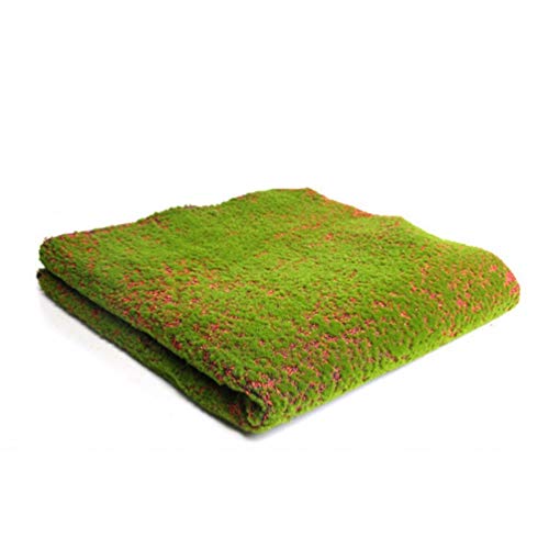 EXCEART Künstliche Moos Teppich Moosmatte Moosplatte Deko Pflanzenteppich Moos Wandbild Paneele Wandverkleidung Künstliche Moosbild 3D Wandplatten für Wohnzimmer Garten Aquarium Deko von EXCEART