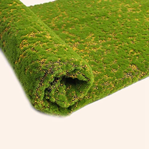 EXCEART Künstliche Moos Teppich Moosmatte Moosplatte Deko Pflanzenteppich Moos Wandbild Paneele Wandverkleidung Künstliche Moosbild 3D Wandplatten für Wohnzimmer Garten Aquarium Deko von EXCEART