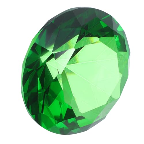 EXCEART Künstlicher Kristall Diamant Grün Dekoratives Ornament für Hochzeitsdeko Partydeko Wohnraumdekoration Romantische Atmosphäre Schaffen von EXCEART