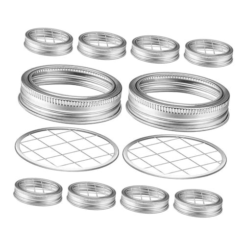 EXCEART 10stücke Teiliges Metall Blumengitter Für Mason Jar Wiederverwendbare Vase Deckel Für Kreative Blumenarrangements Stabil Und Leicht Zu Reinigen Für Hochzeiten Und Events EXCEART 10stücke Teiliges Metall Blumengitter Für Mason Jar Wiederverwendbare Vase Deckel Für Kreative Blumenarrangements Stabil Und Leicht Zu Reinigen Für Hochzeiten Und Events von EXCEART