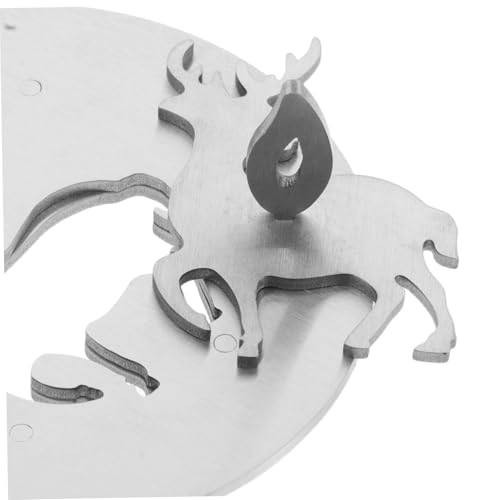 EXCEART Metall Kerzendeckel mit Elchmotiv Wind und Staubschutz Gleichmäßige Wärmeverteilung Duftkerzen Abdeckung Hitzeregulierender Kerzenaufsatz für Aromatherapie Gläser EXCEART Metall Kerzendeckel mit Elchmotiv Wind und Staubschutz Gleichmäßige Wärmeverteilung Duftkerzen Abdeckung Hitzeregulierender Kerzenaufsatz für Aromatherapie Gläser von EXCEART