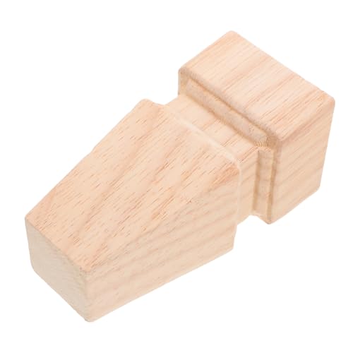 EXCEART Moderne Möbelbeine Möbel Beine austauschen Ersatzteile Möbel Quadratische Möbelbeine Hochwertige Möbelfüße möbel füße Massives Holzbein Stuhlfüße Kommode Beine Couch füße Beige von EXCEART