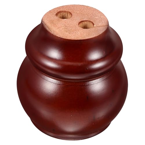 EXCEART Möbelbeine Fußhocker Couch Beine Couch füße Ersatz-Sofabeine Sofa Bein Möbelfüße Holz Kommode Beine Holzbeine für Möbel Holztischbeine Kurze Tischbeine hölzern von EXCEART