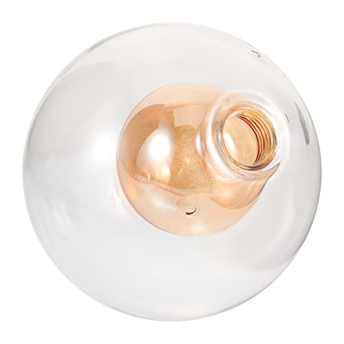 EXCEART Molekularlampenabdeckung Decke -lampenschirm Hängend Runde Licht Kugel Lampenschirm Zubehör Moderner Lampenschatten Lampenschirmabdeckung Glas von EXCEART