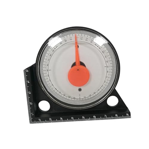 EXCEART Neigungsmesser Winkelmesser Neigungskasten Goniometer für Fliesenleger Präzises Messgerät Schwarz Geeignet für Bau Handwerk Maschinenbau EXCEART Neigungsmesser Winkelmesser Neigungskasten Goniometer für Fliesenleger Präzises Messgerät Schwarz Geeignet für Bau Handwerk Maschinenbau von EXCEART