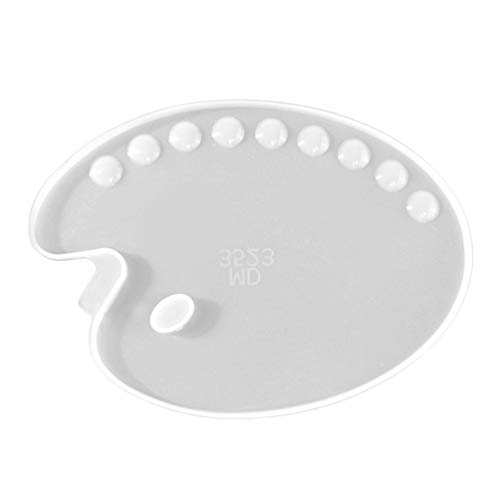 Palette Harz Formen Silikon Künstler Malen Palette Harz Casting Formen Oval Palette Epoxy Form für DIY Schmuck Handwerk Machen von EXCEART