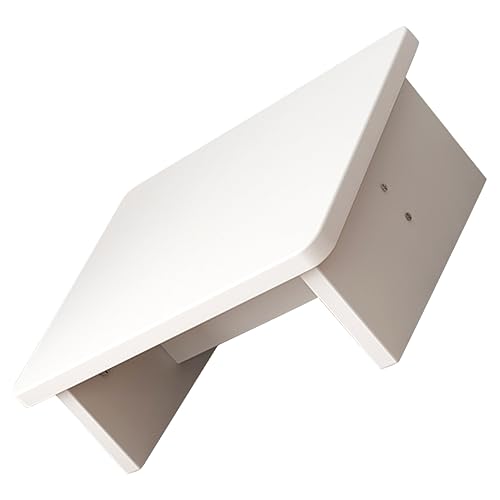 EXCEART Praktischer Fußhocker aus Natürlichem Holz Rutschfest Schräg Geformt für Schreibtisch Fußablage Ergonomisch Entlastend für Büro und Zuhause von EXCEART