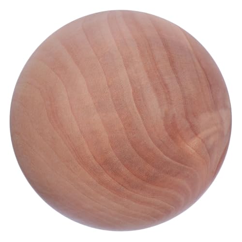 EXCEART Holz Kugeln 8cm Durchmesser Massivholz FüR Diy Projekte Handgefertigte Bastelarbeiten Und Kreative Dekorationen von EXCEART