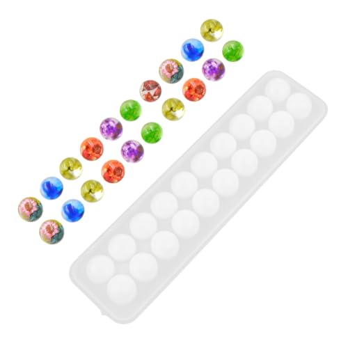 EXCEART Runde Silikonperlenform Für Diy Schmuckherstellung Mit Diamant Perlen Transparente Silikonform Zur Herstellung Von Anhängern Und Ohrringen von EXCEART