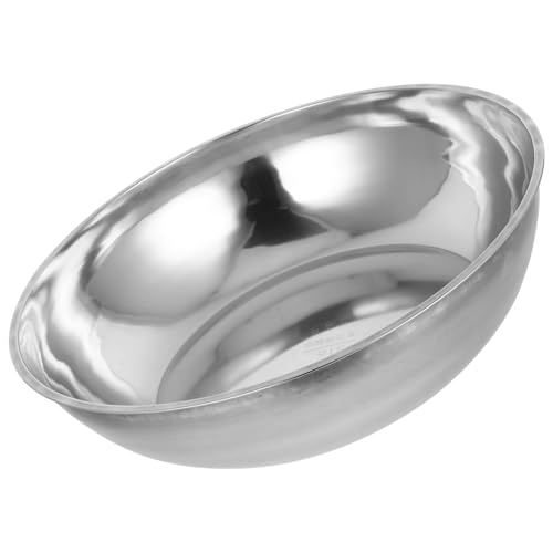 EXCEART Salatschüssel : Große Rührschüssel, Robustes Spülbecken Für Die Lebensmittelzubereitung, Servierschüssel Metall, Teigbecken Metall Für Die Küche von EXCEART